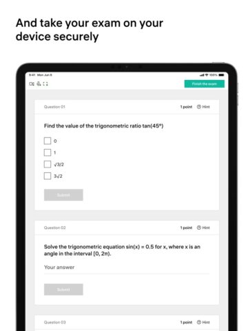 Examus AI proctor для iOS — скриншот 5