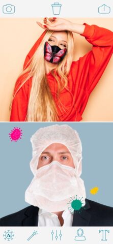 Фото в модной маске для iOS — скриншот 3