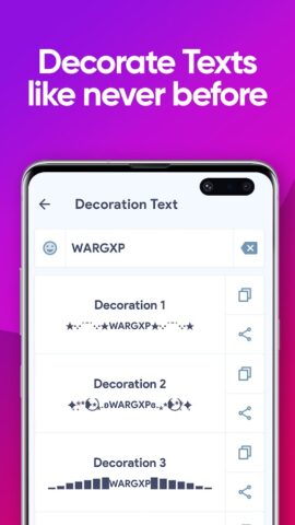 Fancy Text Generator для Android — скриншот 5