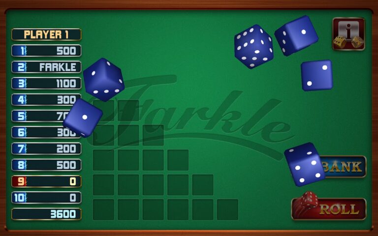 Farkle Dice Game для Android — скриншот 1