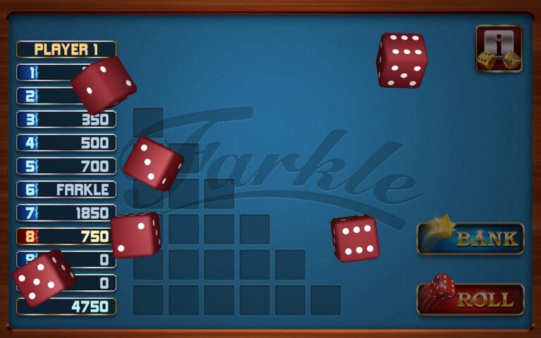 Farkle Dice Game для Android — скриншот 2