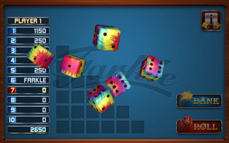 Farkle Dice Game для Android — скриншот 4