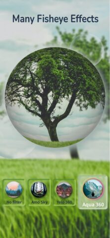 Fish eye camera & Video Square для iOS — скриншот 1