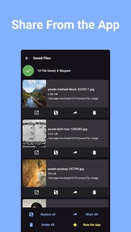 Отразить Изображение — Зеркало для Android — скриншот 4