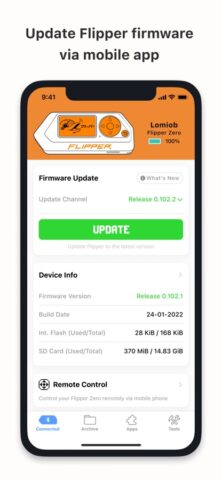 Flipper Mobile App для iOS — скриншот 1