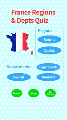France Regions & Depts Quiz для Android — скриншот 4