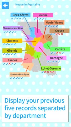 France Regions & Depts Quiz для Android — скриншот 5
