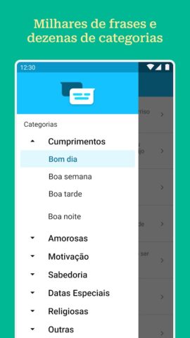 Frases e Mensagens для Android — скриншот 4