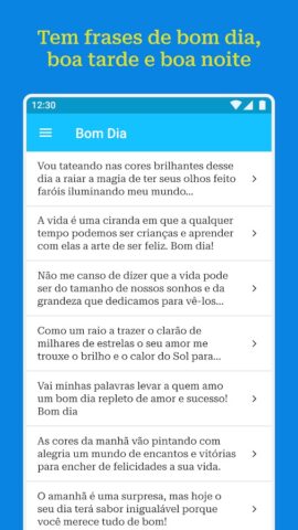 Frases e Mensagens для Android — скриншот 5