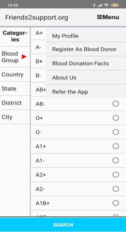 Friends2Support.org для Android — скриншот 3