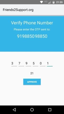 Friends2Support.org для Android — скриншот 4