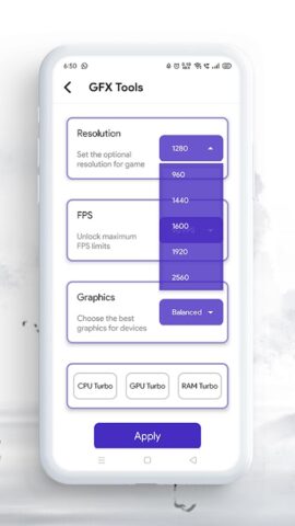 GFX Tool : Game Booster для Android — скриншот 2