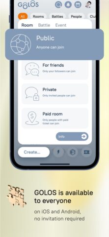 GOLOS APP для iOS — скриншот 3