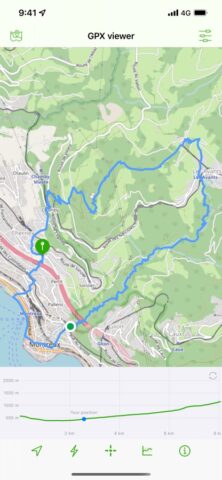 GPX viewer для iOS — скриншот 1