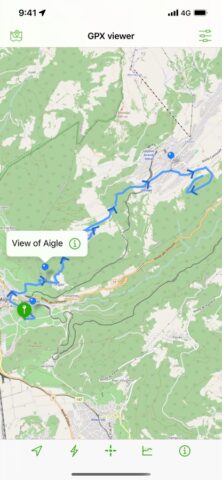 GPX viewer для iOS — скриншот 2