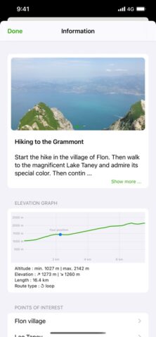 GPX viewer для iOS — скриншот 4