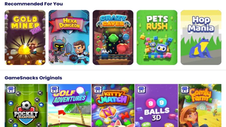 GameSnacks — скриншот 2