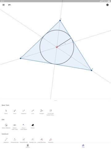 GeoGebra Geometry для iOS — скриншот 1