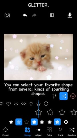 GlitterEditor Lite для Android — скриншот 4