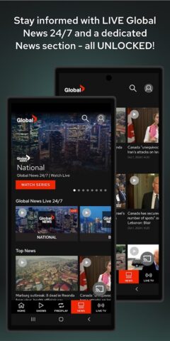 Global TV для Android — скриншот 4