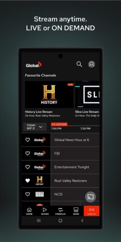 Global TV для Android — скриншот 5