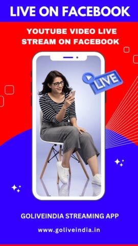 GoLiveIndia — Stream Anywhere для Android — скриншот 2