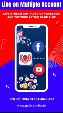 GoLiveIndia — Stream Anywhere для Android — скриншот 3