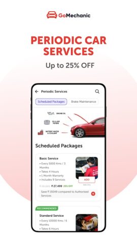 GoMechanic Car Services & More для Android — скриншот 1