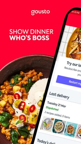 Gousto для Android — скриншот 1