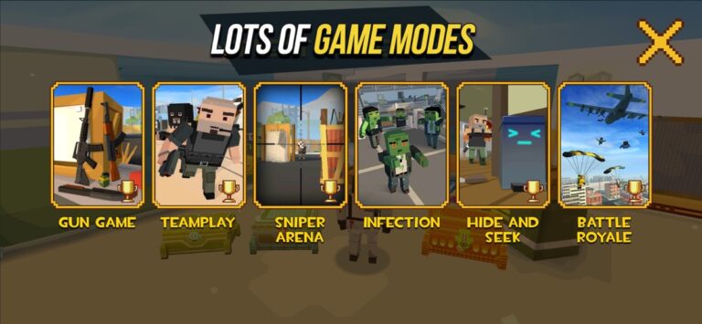 Grand Battle Royale: Pixel FPS для iOS — скриншот 5