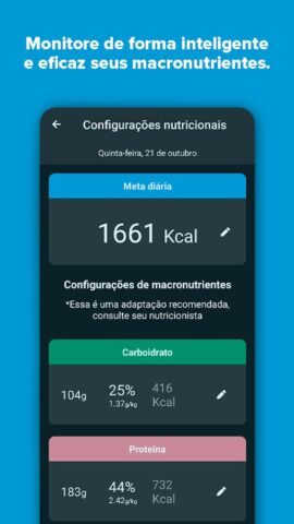Growth — Dieta e Treino для Android — скриншот 4