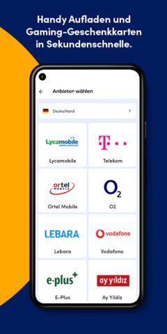 Guthaben.de: Jetzt aufladen для Android — скриншот 4