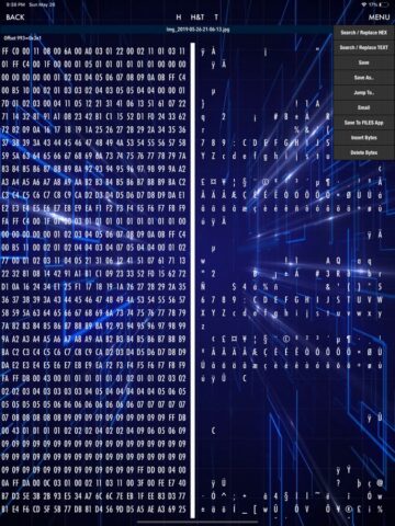 HEX Editor для iOS — скриншот 4