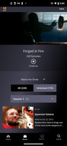 HISTORY: Shows & Documentaries для Android — скриншот 4