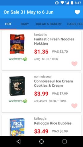 🔥Half Price: Coles, Woolworth для Android — скриншот 1