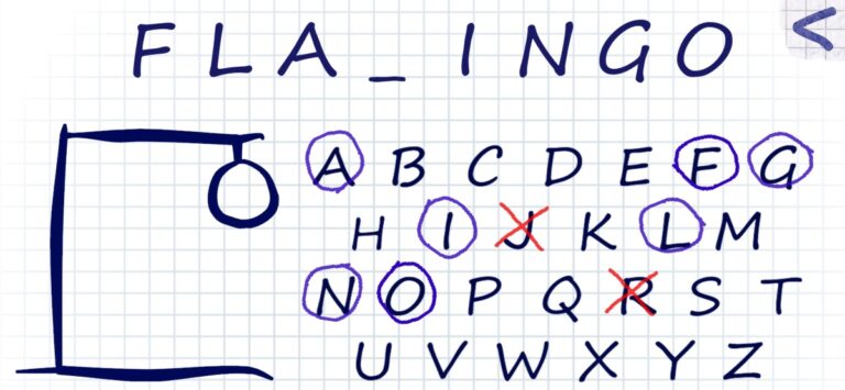 Виселица на английском языке для iOS — скриншот 1