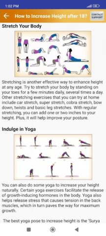 Height Increase Diet & Tips для Android — скриншот 4