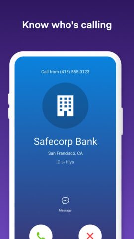 Hiya: Spam Blocker & Caller ID для Android — скриншот 1