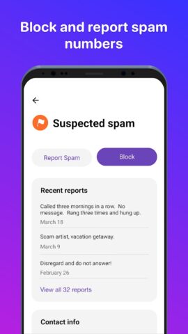 Hiya: Spam Blocker & Caller ID для Android — скриншот 5