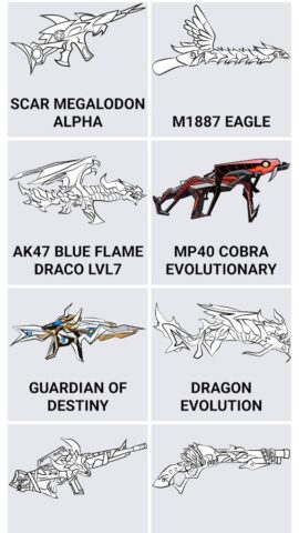 Как рисовать Фри Фаер оружие для Android — скриншот 2