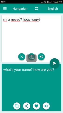 Hungarian-English Translator для Android — скриншот 2