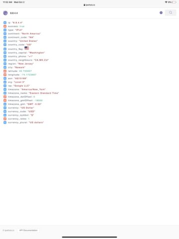 IP Geolocation для iOS — скриншот 1