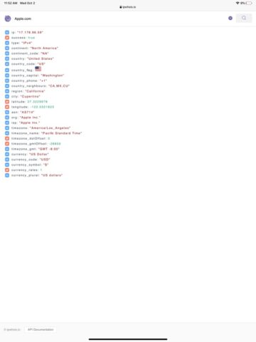 IP Geolocation для iOS — скриншот 2