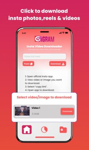 Igram Video Saver для Android — скриншот 2