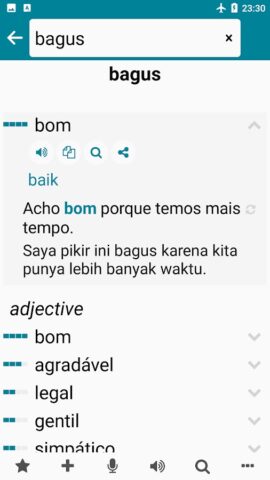 Indonesian — Portuguese для Android — скриншот 2