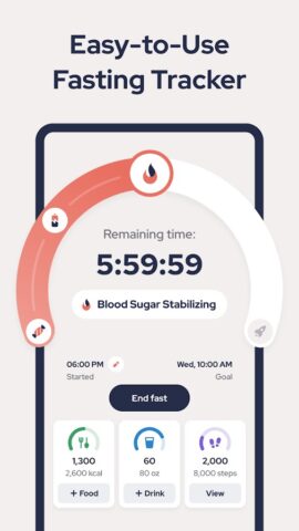 Intermittent Fasting: FastEasy для Android — скриншот 2