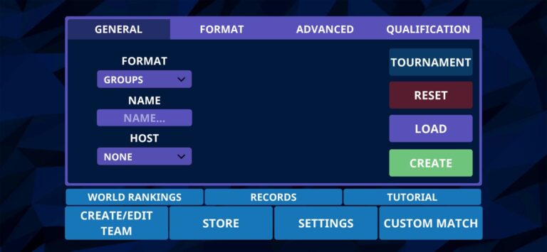 Международный футбольный сим для iOS — скриншот 1