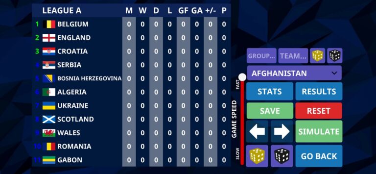 Международный футбольный сим для iOS — скриншот 3