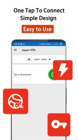 Japan VPN для Android — скриншот 2