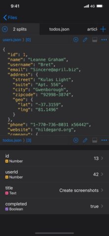 Jayson для iOS — скриншот 4